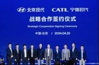 CATL và Beijing Hyundai ký thỏa thuận chiến lược về pin xe điện