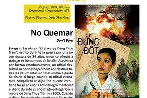 Phim "Đừng đốt" được giới thiệu phim tại liên hoan phim Argentina hồi tháng 3/2013. (Ảnh: Quang Sơn/Vietnam+)