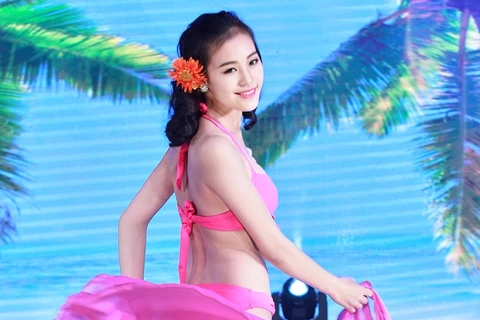 Thí sinh phía Bắc thi Hoa hậu Việt Nam nóng bỏng với bikini