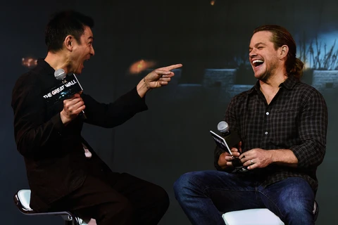 Tài tử Lưu Đức Hoa và Matt Damon sẽ là bạn diễn trong phim. (Nguồn ảnh: CGV)