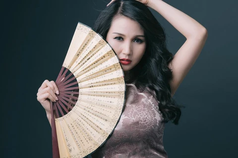 Hoa hậu quý bà châu Á tại Mỹ Sonya Sương Đặng. (Ảnh: Luke Nguyễn)