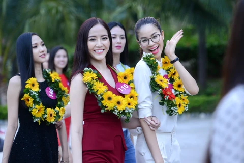 Các thí sinh rạng rỡ hội tụ ở Nha Trang. (Ảnh: BTC)