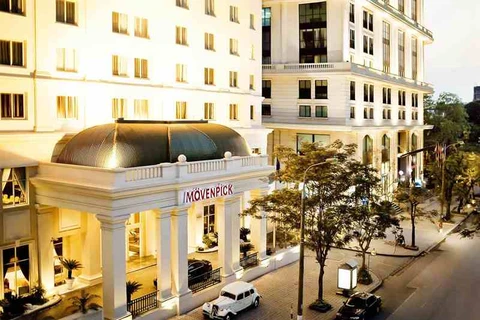 Khách sạn nằm trên phố Lý Thường Kiệt. (Nguồn ảnh: Mövenpick Hà Nội)