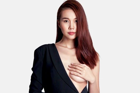 Thanh Hằng nổi tiếng là người mẫu không scandal ở Việt Nam. (Ảnh: Tim Phạm)