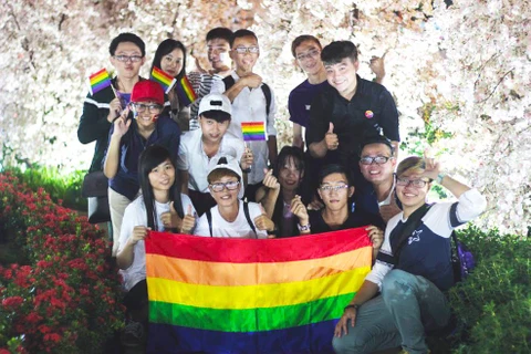 Giới trẻ ủng hộ hoạt động của Viet Pride Hà Nội. (Ảnh: BTC)