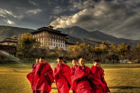 Bhutan được mệnh danh là 'thiên đường hạnh phúc' của thế giới. (Ảnh: Vietravel) 