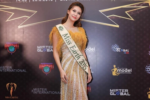 Hoa hậu Trái đất 2015 Angelia Ong sẽ đến Việt Nam để trực tiếp tuyển chọn ứng viên. (Ảnh: BTC)