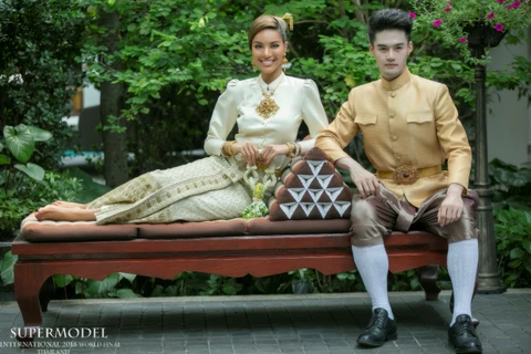Khả Trang trong trang phục Thái Lan. (Ảnh: BTC)