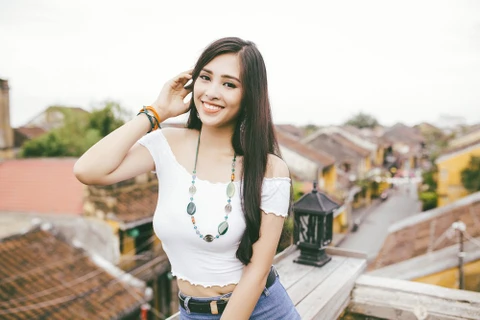 Tiểu Vy là đại diện nhan sắc Việt tại Miss World 2018. (Ảnh: BTC)