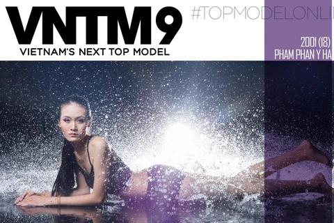 Phạm Phan Y Hạ, cô gái 18 tuổi đến từ Quảng Ngãi gây chú ý ở vòng 1 Top Model Online nhờ sở hữu chiều cao “khủng” 1,81 mét.