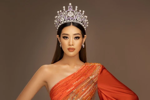 [Photo] Hoa hậu Khánh Vân xuất thần với phong thái ''beauty queen''