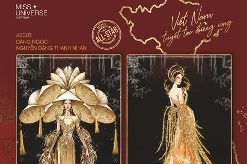 Miss Universe: Lộ diện top 8 trang phục dân tộc cho Khánh Vân