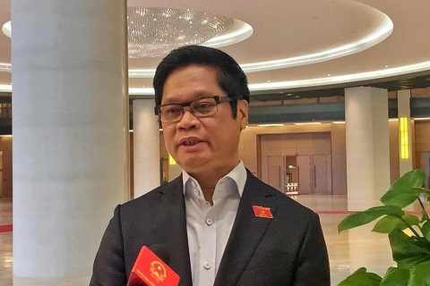 Đại biểu Vũ Tiến Lộc, Chủ tịch Phòng Thương mại và Công nghiệp Việt Nam. (Ảnh: Xuân Mai/Vietnam+)