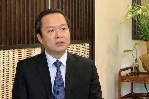 Chủ tịch Ủy ban nhân dân tỉnh Ninh Bình, ông Phạm Quang Ngọc. (Ảnh: Xuân Mai/Vietnam+)