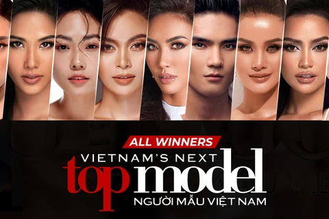 Các Quán quân sau 8 mùa sản xuất Vietnam's Next Top Model. (Ảnh: BTC)