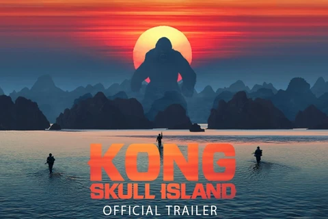 Kỳ quan Vịnh Hạ Long xuất hiện hùng vỹ trong trailer phim "Kong: Skull Island."