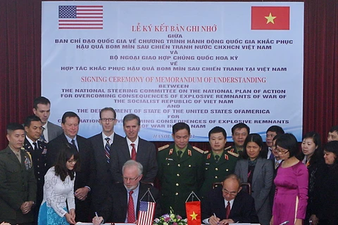 Việt Nam và Hoa Kỳ hợp tác khắc phục hậu quả bom mìn