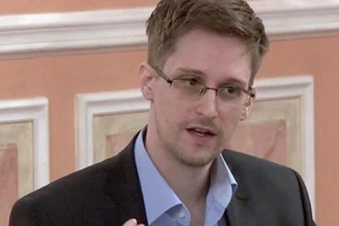 Cựu nhân viên tình báo Mỹ Edward Snowden. (Nguồn: AP)
