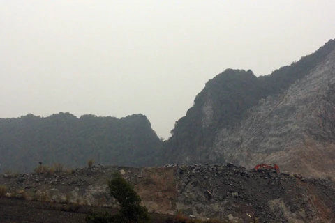 Sạt mỏ đá Trại Sơn ở Hải Phòng, hai công nhân tử vong