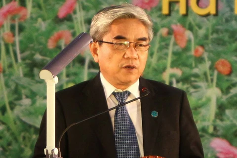 Bộ trưởng Bộ Khoa học và Công nghệ Nguyễn Quân. (Ảnh: Vũ Sinh/TTXVN)