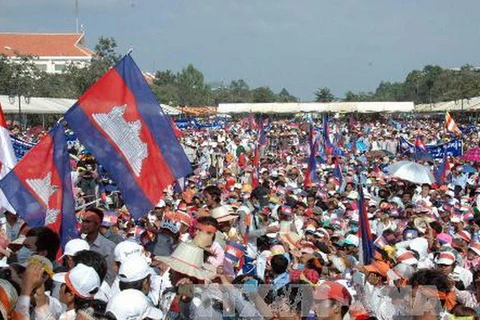 Người ủng hộ phe đối lập Campuchia lại biểu tình