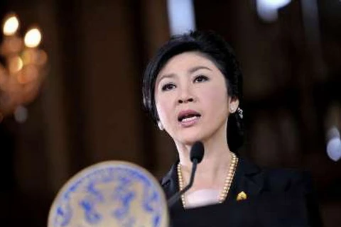 Thủ tướng Thái Lan Yingluck Shinawatra. (Nguồn: AFP)