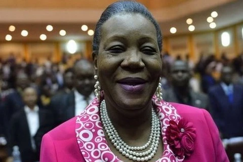 Tổng thống lâm thời Cộng hòa Trung Phi Catherine Samba Panza. (Nguồn: AFP)