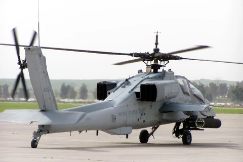 Trực thăng chiến đấu Apache AH-64E. (Nguồn: Defenceforumindia.com)