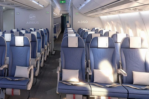 Airbus tung ra hình ảnh mới nhất về khoang máy bay A350