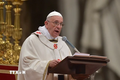 Giáo hoàng Francis hối thúc đẩy mạnh tiến trình hòa bình Trung Đông
