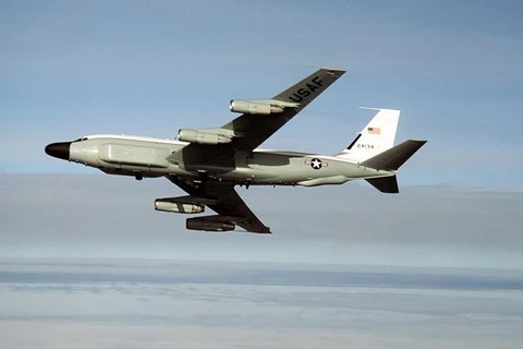Máy bay do thám RC-135 của Mỹ. (Nguồn: Saceliteguard.com)