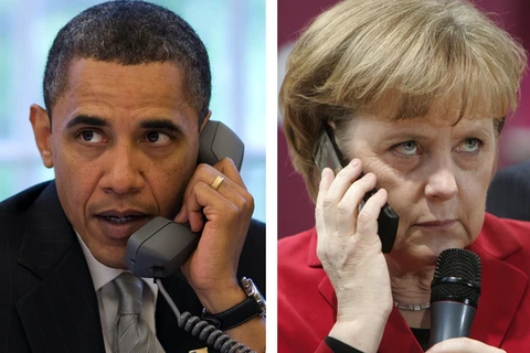 Thủ tướng Đức và Tổng thống Mỹ điện đàm về tình hình Ukraine