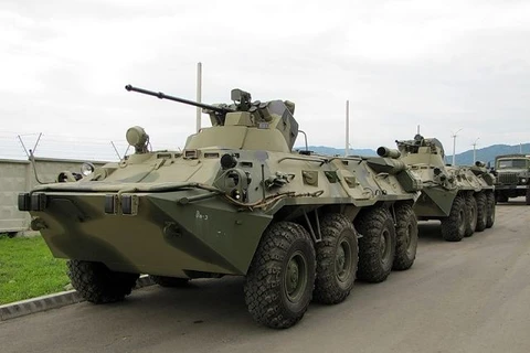Xe bọc thép BTR-82A. (Nguồn: Armyrecognition.com)