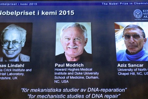 Chủ nhân giải Nobel Hóa học 2015. (Nguồn: AFP)