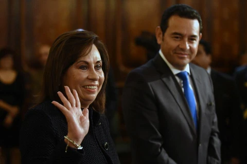 Hai ứng cử viên cho vị trí tổng thống Guatemala. (Nguồn: AFP)