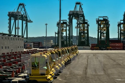 Khu cầu cảng container, giai đoạn một Khu phát triển đặc biệt Mariel. (Nguồn: AFP/TTXVN)