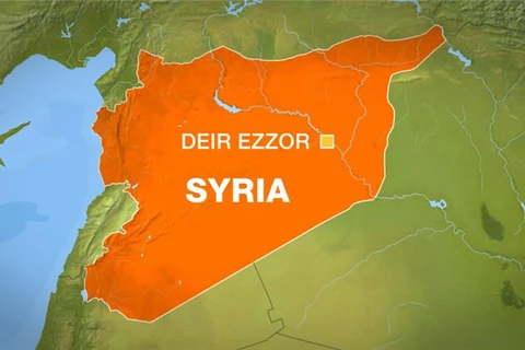 Khu vực Deir Ezzor. (Nguồn: aljazeera.com)
