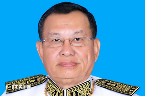 Chủ tịch Thượng viện Campuchia Say Chhum. (Nguồn: TTXVN phát) 