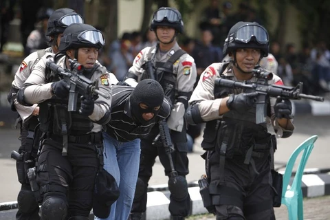 Cảnh sát Indonesia. (Nguồn: Newsfultoncounty)