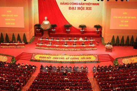 Đại hội đại biểu toàn quốc lần thứ XII của Đảng Cộng sản Việt Nam. (Nguồn: TTXVN)