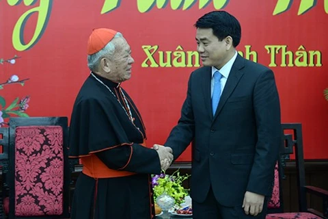Chủ tịch thành phố Hà Nội tiếp đón và chúc Tết các đoàn tôn giáo