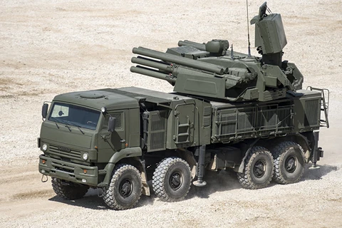 Tổ hợp tên lửa Nga Pantsir-S. (Nguồn: Sputnik)