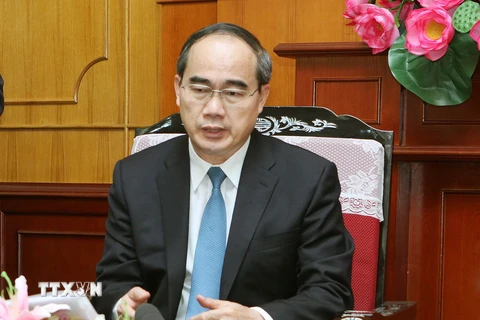 Ông Nguyễn Thiện Nhân, Ủy viên Bộ Chính trị, Chủ tịch Ủy ban Trung ương Mặt trận Tổ quốc Việt Nam. (NGuồn: TTXVN)