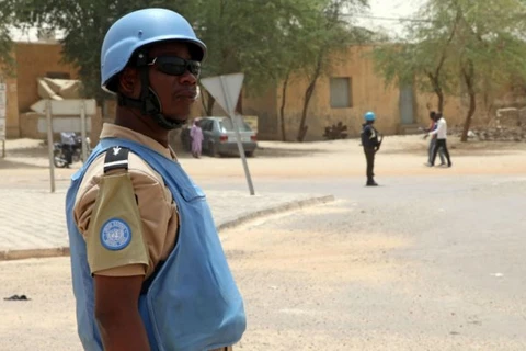 Nhân viên gìn giữ hòa bình của Liên hợp quốc ở Mali. (Nguồn: AFP)