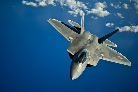 Máy bay chiến đấu tàng hình F-22. (Nguồn: military.com)