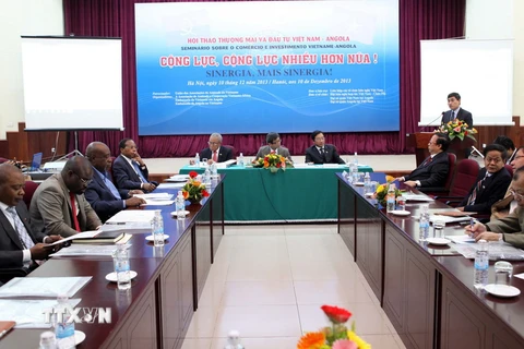 Hội thảo Thương mại và Đầu tư Việt Nam-Angola từng được tổ chức tại Hà Nội. (Nguồn: TTXVN)