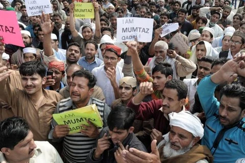 Người biểu tình ở Lahore. (Nguồn: AFP/Getty Images)