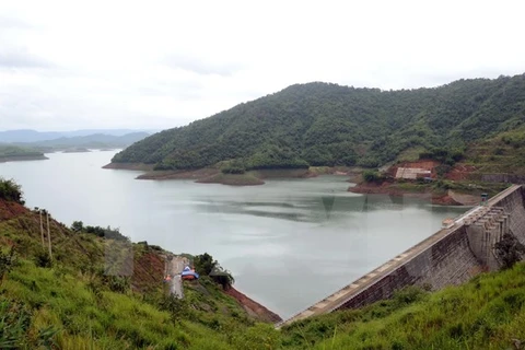 Hồ chứa thủy điện Đồng Nai 3. (Ảnh: Hưng Thịnh/TTXVN)
