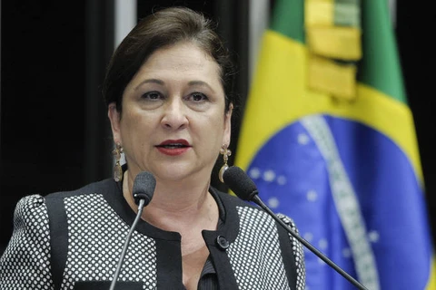 Bộ trưởng Nông nghiệp Brazil Kátia Abreu. (Nguồn: exame.abril.com.br)