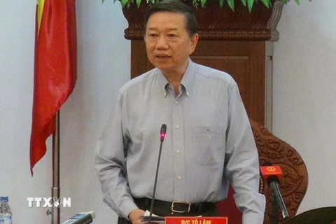 Bộ trưởng Bộ Công an Tô Lâm. (Nguồn: TTXVN)